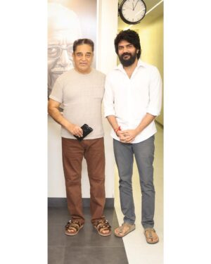 Kavin Instagram - Went to temple today :) 
@ikamalhaasan sir 🙏🏼🙏🏼🙏🏼♥️

@arunprasath_photography thank you bro 🤍