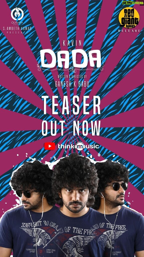 Kavin Instagram - Presenting you all the teaser of our movie #Dada 🌟 Pudichurundha like pannunga, share pannunga, comment pannunga :) Teaser link in bio!