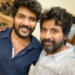 Kavin Instagram - Happy porandha naal nae @sivakarthikeyan 🤗🤗🤗❤️❤️❤️ Thanks for being a continuous inspiration in my life 🙏🏼 Fortunate to have met people like you to learn from every moment in life 🙏🏼