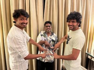 Kavin Instagram - "The universe always falls in love with a stubborn heart" - JM STORM 

Anybody who knows me personally will know how special this is for me. 
Thank you yuvan sir @itsyuvan 🙏🏼♥️
Thank you elan @elan.offl 🤜🏼 

Happy to be joining hands with  @riseeastentertainment @svccofficial @sagarpentela @sreepentela @rupaktej #BVSNPrasad @ezhil_dop @pradeeperagav @meevin_vinoth_raj_kumar @itssujithsudhakaran  @vinoths_offl @proyuvraaj @vamsikaka

Title reveal poster Tomorrow @ 6 PM