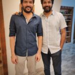 Kavin Instagram - Happy porandha naal nae @sivakarthikeyan 🤗🤗🤗❤️❤️❤️ Thanks for being a continuous inspiration in my life 🙏🏼 Fortunate to have met people like you to learn from every moment in life 🙏🏼