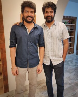 Kavin Instagram - Happy porandha naal nae @sivakarthikeyan 🤗🤗🤗❤️❤️❤️
Thanks for being a continuous inspiration in my life 🙏🏼 Fortunate to have met people like you to learn from every moment in life 🙏🏼