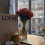 Kaya Scodelario Instagram - Thank you lovely @loewe team for having me at your fashion week show. We had a magical time in Paris - @ginakanemakeup @eamonnhughes 💜 u both Paris, France