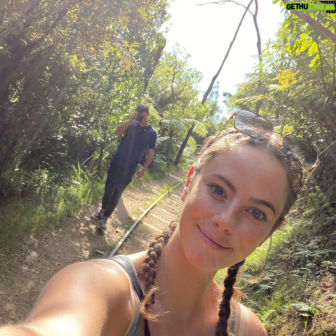 Kaya Scodelario - 336.3K Likes - We’ve been exploring more of beautiful New Zealand the last few weeks. From Volcanic beach’s to Geysers. Truly amazing place 💜🪴