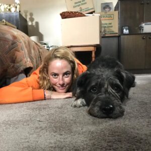 Kaya Scodelario Instagram - Throwback to when my hair was bleached to within an inch of its life and I got to work with this fluffy legend, Mr ChooChoo , on Crawl. If like me you’ve run out of everything to watch this year it’s on Prime. SPOILER ALERT: the dog survives so pls don’t shout at me