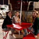 Kaya Scodelario Instagram - What a perfect way to end 4 months of shooting on @spinningoutnetflix - The Baker Ladies - @januaryjones @willowshields ❤️ I love you both so much. Thank you for everything. ⛸ photo credit: @mattdirector 🕶 Toronto, Ontario