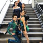 Kaya Scodelario Instagram - We keep it sparkling... even on a random staircase on set 😬💥🔥⛸❄️❄️❄️ @spinningoutnetflix @netflix Toronto, Ontario