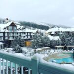 Kaya Scodelario Instagram - Today’s location got me feeling like I need a pretzel & a warm cup of coca 😊 #spinningout @netflix Blue Mountain Village