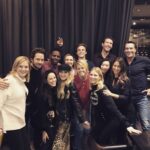 Kaya Scodelario Instagram - Yes I’m smiling like a big kid cos I get to hang out with this amazing bunch for the next 4 months 😝☺️😄#SpinningOut @netflix Toronto, Ontario