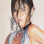 Kaya Scodelario Instagram - This is incredible!! @jesiquedraw you are unbelievably talented. Thank you so much!! 😊❤️