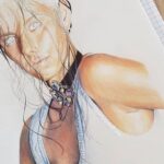 Kaya Scodelario Instagram - This is incredible!! @jesiquedraw you are unbelievably talented. Thank you so much!! 😊❤️
