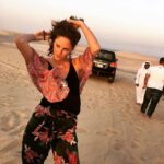 Kaya Scodelario Instagram - Who needs sea salt spray when you've got desert hair! Qatar