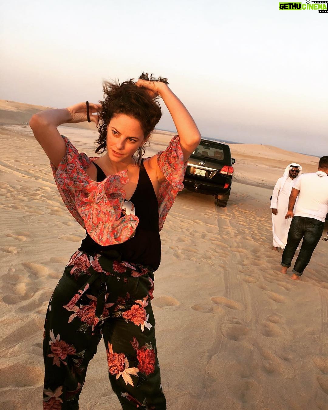 Kaya Scodelario Instagram - Who needs sea salt spray when you've got desert hair! Qatar