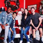 Kaya Scodelario Instagram - Bumped into Santa in LA... pretty cool dude