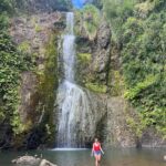 Kaya Scodelario Instagram - Exploring New Zealand’s beautiful west coast. - inserts inspirational Chasing Waterfalls quote- Nah don’t worry I won’t. Piha, Auckland - NZ