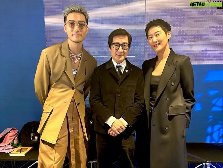 Ke Huy Quan Instagram - I just got back from Taiwan, and already I can’t wait to go back. Love the people. Love the culture. Thank you @gqtaiwan for such a memorable trip. Will definitely visit again soon. Wearing @thombrowne Styled by @chloekeiko Grooming: @junslive @tsengkuowei