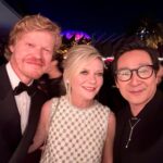 Ke Huy Quan Instagram - First time at @LACMA Art + Film Gala. Starstruck meeting Keanu Reeves and this year’s film honoree David Fincher 🤩🤩. What a great night. I’m a huge fan of David’s movies. He is one of my favorite filmmakers. I was so excited to meet him and then he told me we actually met before.😱 He worked on visual effects on Indy II. WOW—what a small world and a fun connection. We got to spend a brief moment down memory lane. Congratulations again David! Thank you @Audi for having me. Cheers!!! Styled by: @chloekeiko Grooming: @sonialeeartistry Outfitted by: @zegnaoffiical @omega @oliverpeoples @nouvelheritage @grazielagems @churchs