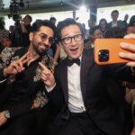 Ke Huy Quan Instagram - When I hear the word impact, I automatically think about all the people who have made a difference in my life. To think that their effect on me is the same effect I may have had on others makes me feel so good inside. Thank you @time for this award and for encouraging me to always strive to do better. A huge CONGRATULATIONS to all of this year’s award recipients. 🎉👏🥳 And thank you to @amandangocnguyen for flying all the way to Singapore to present me with this award. Appreciate you my friend. 🤗 Tuxedo: @giorgioarmani Grooming: @sean_livesforcoffee @peterkhor