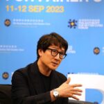 Ke Huy Quan Instagram - Thank you to @hkjc_community for inviting me to such a meaningful event. It's been five years since I've been to Hong Kong, and it's just as beautiful as I remembered. I am so happy to be back and sharing my story. I hope I was able to contribute as much as I took away from these very important conversations. 🙏🏻 Dressed by: @giorgioarmani Grooming: @johnchung_barbieri @deardera