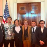 Ke Huy Quan Instagram – Guess who also loves a great selfie?!?! @Potus 😜 

What an amazing trip this has been. We premiered #AmericanBornChinese at Radio City Music Hall and then took the show to D.C. for a White House screening. It was so special to premiere the show during Asian American, Native Hawaiian, and Pacific Islander Heritage Month. I can’t believe I got the opportunity to introduce the President. 🤯Thank you to President Biden and the White House for having us. 

American Born Chinese begins streaming on @DisneyPlus on May 24th. 

@ambornchinese @definitelynotbenwang @jimmm_0504 @sydney12taylor 

Styling: @chloekeiko
Grooming: @serafinosays