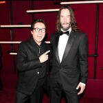 Ke Huy Quan Instagram - First time at @LACMA Art + Film Gala. Starstruck meeting Keanu Reeves and this year’s film honoree David Fincher 🤩🤩. What a great night. I’m a huge fan of David’s movies. He is one of my favorite filmmakers. I was so excited to meet him and then he told me we actually met before.😱 He worked on visual effects on Indy II. WOW—what a small world and a fun connection. We got to spend a brief moment down memory lane. Congratulations again David! Thank you @Audi for having me. Cheers!!! Styled by: @chloekeiko Grooming: @sonialeeartistry Outfitted by: @zegnaoffiical @omega @oliverpeoples @nouvelheritage @grazielagems @churchs