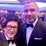 Ke Huy Quan Instagram - First time ever attending the White House Correspondents dinner. Had a great time. Couldn’t get past secret service to get a pic with POTUS but met some REALLY cool people though. Styled by: @chloekeiko Grooming: @melissawalshgroomer Tuxedo ( 🤵‍♀️ 🤵‍♂️) @gucci Watch: @omega