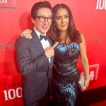 Ke Huy Quan Instagram - Thank you @Time for including me on the 2023 #TIME100 list! I’m so honored to be a part of this group on your 100th anniversary. Steven Spielberg has made such a significant impact on my life, as well as so many others. That’s why it was a special privilege for Drew and me to present him with the TIME100 Impact Award. Congratulations Steven❣️ Styled by: @chloekeiko Grooming: @serafinosays Tuxedo: @giorgioarmani