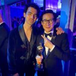 Ke Huy Quan Instagram - The Oscar after parties were EPIC!!! Everywhere I looked, there was someone famous. I’ve been to many parties, but…😱 these were on another level. Just to give you an idea, as we walked into the @vanityfair party, I ran into @usher and @gigihadid who were both super friendly. 🤯 I also had the most wonderful and memorable conversation with @tiffanyhaddish. I won’t share what we talked about, but THANK YOU, TIFFANY❣️