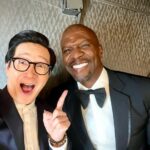 Ke Huy Quan Instagram - I have a nephew who loves to collect Pokémon cards. Me? I feel so blessed to be able to collect celebrity selfies. 😜 Here’s some more I haven’t had a chance to share. 🤭