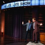 Ke Huy Quan Instagram - I shot something really fun with @j_corden today on the @latelateshow Can’t wait for you to see it, especially fans of @everythingeverywheremovie And I was so happy to finally meet @thesherylleeralph I saw her at the SAG Awards but we didn’t get a chance to talk. Catch us on the #LateLateShow tonight. Styled by: @chloekeiko Grooming: @sonialeeartistry 📸: @terencepatrick