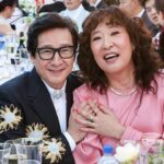 Ke Huy Quan Instagram - Can’t believe another year has passed. It feels like I was just there at the inaugural event. This year’s Gold Gala is even bigger and better. I love seeing my #AAPI community continue to thrive. Congratulations to all the honorees! Thank you Gold House 🙏🏻 Styling: @chloekeiko Grooming: @sonialeeartistry & @theaistenes