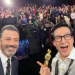 Ke Huy Quan Instagram - One last selfie to mark the end of an unforgettable awards season. 😜🙌🏻