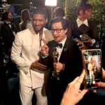 Ke Huy Quan Instagram - The Oscar after parties were EPIC!!! Everywhere I looked, there was someone famous. I’ve been to many parties, but…😱 these were on another level. Just to give you an idea, as we walked into the @vanityfair party, I ran into @usher and @gigihadid who were both super friendly. 🤯 I also had the most wonderful and memorable conversation with @tiffanyhaddish. I won’t share what we talked about, but THANK YOU, TIFFANY❣️