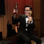 Ke Huy Quan Instagram - Best Night Ever #ad this #donjulio1942 toast is for all the dreamers out there. I hope my story inspires people to never give up. I’m so grateful for this moment and where I am today. Raising a glass to everyone who has supported me on this decades long journey, I am celebrating with all of you!