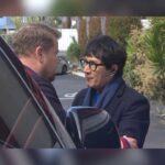 Ke Huy Quan Instagram - @kehuyquan helps James steer clear from multiversal mayhem #latelateshow #everythingeverywhereallatonce #kehuyquan