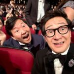 Ke Huy Quan Instagram - Fun times with my favorite LOKIS at the #EMMYS. Also made some new friends. 😜 Tuxedo @thombrowne Jewels @cartier Bow tie @titleofwork Glasses @oliverpeoples Styling @chloekeiko Grooming @anissaemily Red Carpet 📸 AP/Invision for the Television Academy