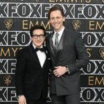 Ke Huy Quan Instagram - Fun times with my favorite LOKIS at the #EMMYS. Also made some new friends. 😜 Tuxedo @thombrowne Jewels @cartier Bow tie @titleofwork Glasses @oliverpeoples Styling @chloekeiko Grooming @anissaemily Red Carpet 📸 AP/Invision for the Television Academy