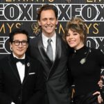 Ke Huy Quan Instagram - Fun times with my favorite LOKIS at the #EMMYS. Also made some new friends. 😜 Tuxedo @thombrowne Jewels @cartier Bow tie @titleofwork Glasses @oliverpeoples Styling @chloekeiko Grooming @anissaemily Red Carpet 📸 AP/Invision for the Television Academy