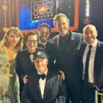 Ke Huy Quan Instagram - I was super excited to return to the @CriticsChoice Awards this year to watch my childhood hero be celebrated for his life’s work. My highlight last night was most definitely witnessing Harrison Ford receive his Career Achievement Award. Congratulations again, Harrison!!!! It’s always a blast to be with my LOKI family. Finally got a picture with Kevin Feige. I realized we never took a selfie together before. 🎉🍾🥂 Styled by: @chloekeiko Grooming: @anissaemily Look by @dior Glasses @oliverpeoples Watch @vacheronconstantin Brooch @davidyurman