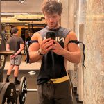 Keegan Allen Instagram – Raw milk 🥛, 📚 book club, 💪🏻Jim Bruvs, heat 🌊, sun, crop tops, mind muscle connection, tree planting, hydration and always: God’s plan