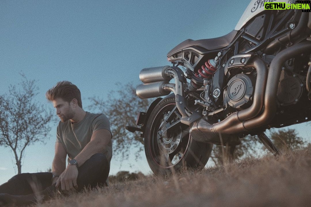 Keegan Allen Instagram - In my deepest voice: “They put over 120 horses in that back tire”