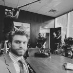 Keegan Allen Instagram - There is a video that I really want to post (a bts video) of how @cobybellagram memorizes his dialogue using music, but it has a spoiler in it so ENJOY TONIGHT’s newest episode of WALKER! Also, @dave_annable has great hair