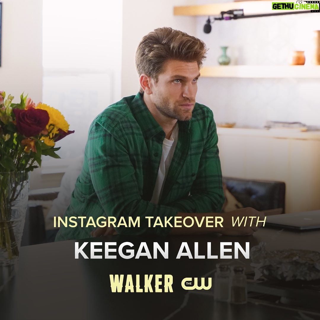 Keegan Allen Instagram - I’m about to take over @thecwwalker Instagram so go follow and get ready for some wild stuff that definitely won’t be spoilers, bad behavior or awkward behind the scenes photos I took!🥰😘 NEW EPISODE OF WALKER TONIGHT AND @thecwwalkerindependence WORLD PREMIERE