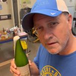 Keegan Allen Instagram - Sabering Champagne for a TV Show #props #setlife #filmmaking @molly7hagan @jaredpadalecki