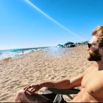 Keegan Allen Instagram – Ocean therapy @nicholasryanh