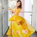 Keerthi shanthanu Instagram – 🔆Jus a girl who loves to twirl & swirl 🔆🌻

Wearing @studio149 💫
Captured by @zerowattsphotography 💫
Makeup & hair – myself 💫

#kiki #dolledup #event #yellow #love