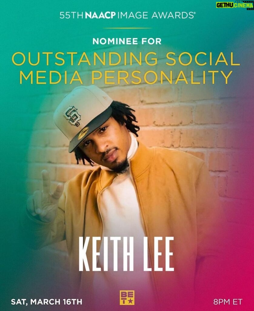 Keith Lee Instagram - Well this happened today…. God Is Amazing 🙏🏽 congratulations to everyone else nominated and mama we making it it 😅🫂 i appreciate every last person on this journey with me 🤞🏽 God Bless You 🙏🏽