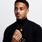 Keith Powers Instagram - Yo! I am honored and excited to be wearing the first #PradaFineJewelry collection, Eternal Gold with 100% recycled gold. Thank you @prada! #ad