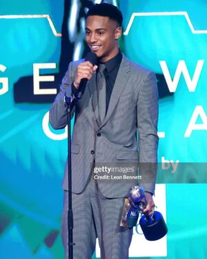 Keith Powers Instagram - NAACP Image Awards Dinner ‘24

WE GOT THE DUB! 🏆✨🏆✨🏆✨

I hella appreciate you all for voting. Yal really came through for me! The support is beyond appreciated, from the fam to the fans. Thanks to the NAACP for allowing me to even be nominated alongside these heavy hitters. That was already a win for me, fr. I thank everyone who worked on this film. Numa, Gab and Tommy I really appreciate yal for giving me a shot. I’m forever a work in progress and this acknowledgment is hella motivating and heart warming. Any win of mine is a win for my hometown, 916 wasssshaaaninnnnn!?!?!
