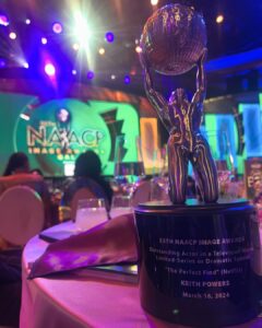 Keith Powers Instagram - NAACP Image Awards Dinner ‘24 WE GOT THE DUB! 🏆✨🏆✨🏆✨ I hella appreciate you all for voting. Yal really came through for me! The support is beyond appreciated, from the fam to the fans. Thanks to the NAACP for allowing me to even be nominated alongside these heavy hitters. That was already a win for me, fr. I thank everyone who worked on this film. Numa, Gab and Tommy I really appreciate yal for giving me a shot. I’m forever a work in progress and this acknowledgment is hella motivating and heart warming. Any win of mine is a win for my hometown, 916 wasssshaaaninnnnn!?!?!